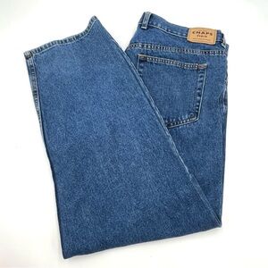 Men’s Chaps Straight Leg Blue Denim Jeans Size 40x30